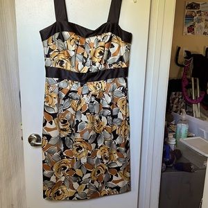 Donna Ricco Floral Cocktail Dress Size 12